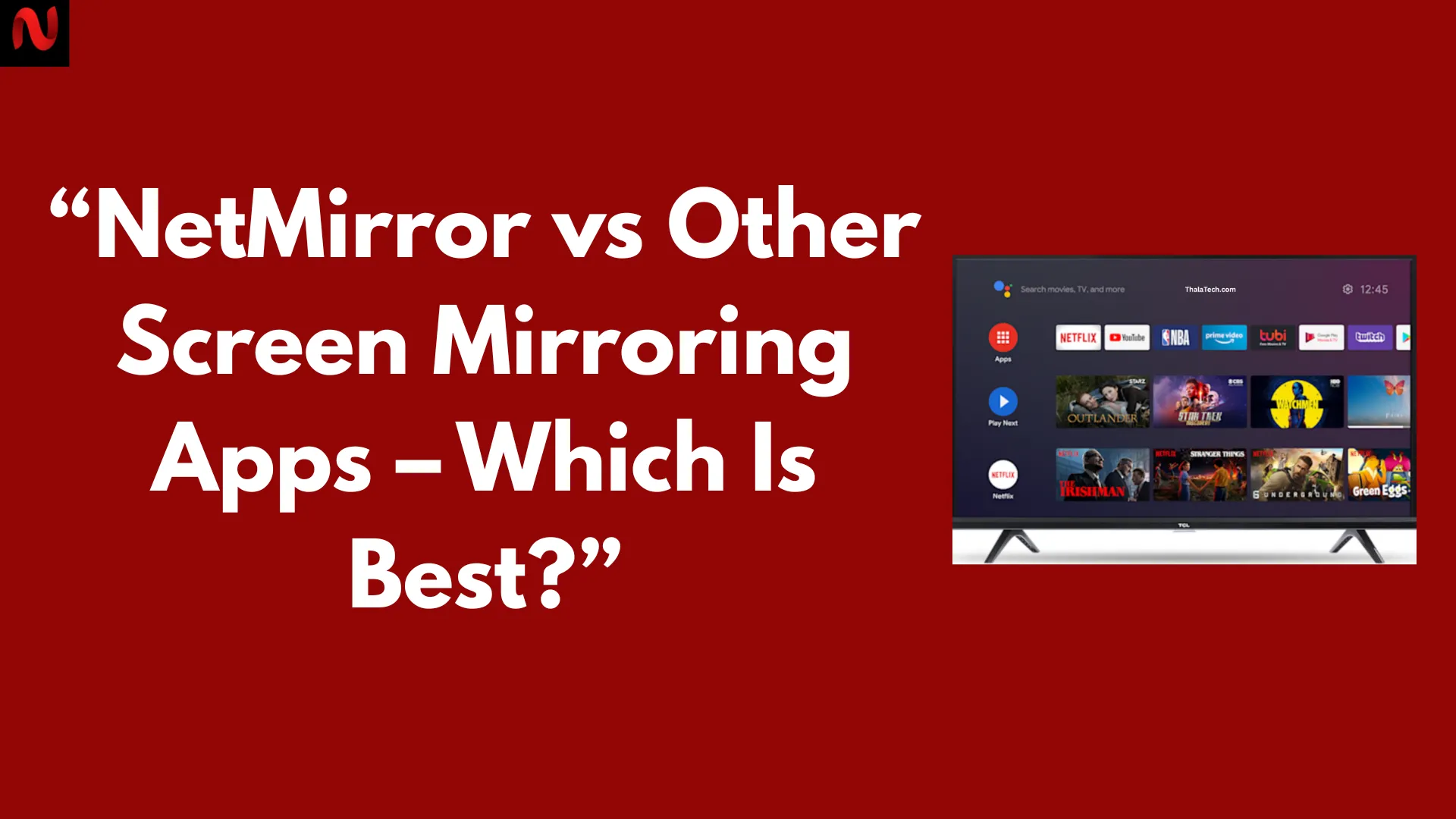 NetMirror vs Other Screen Mirroring Apps